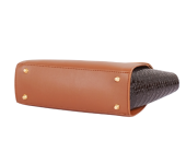 Women's Brown Trapeze Crossbody Bag