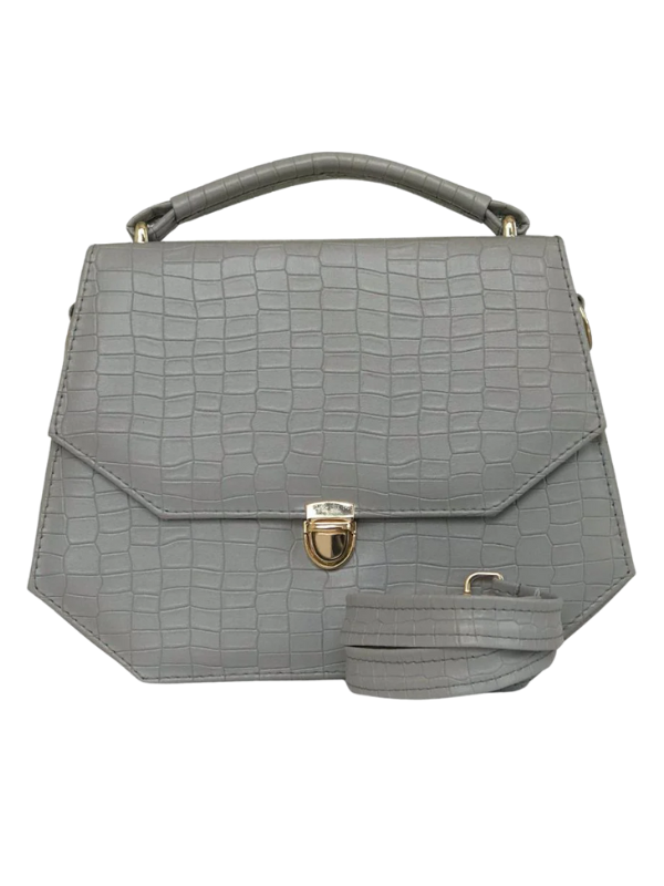 Women's Grey Crossbody Bag