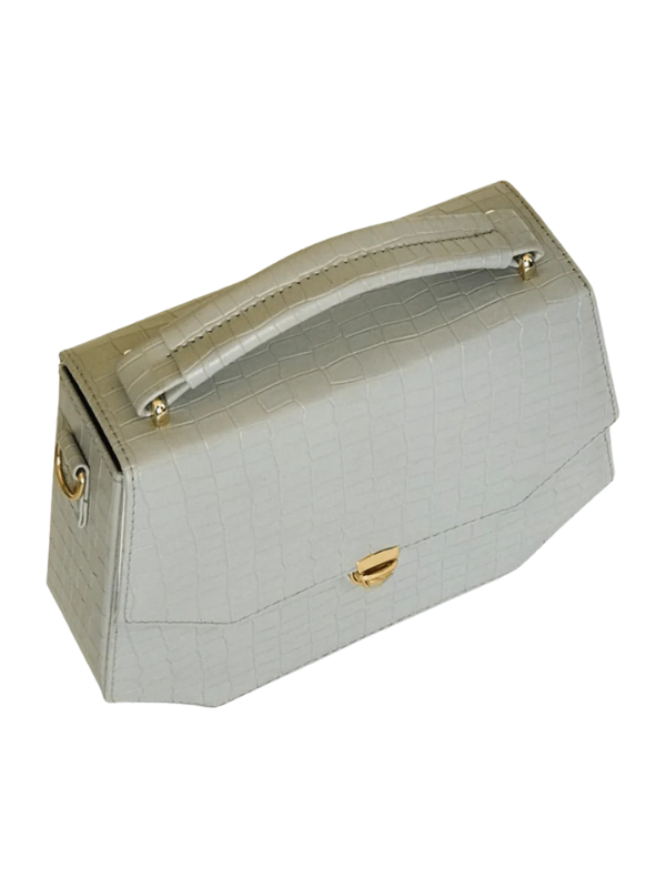 Women's Hexa Grey Crossbody Bag