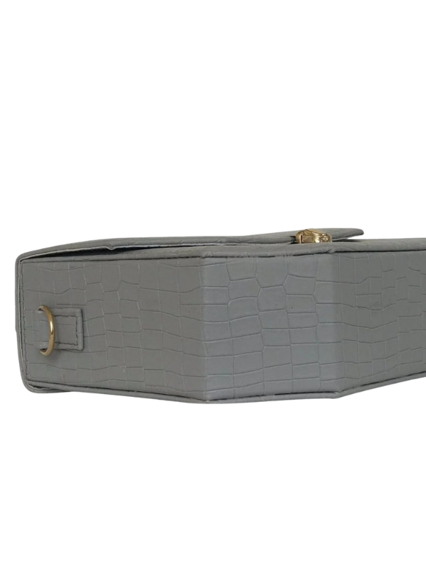 Womens Hexa Grey Crossbody Bag