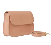 Women's Pink Plain Design Crossbody Bag