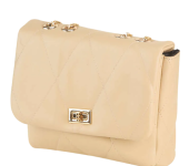 ladies Beige Swiss Crossbody Bag