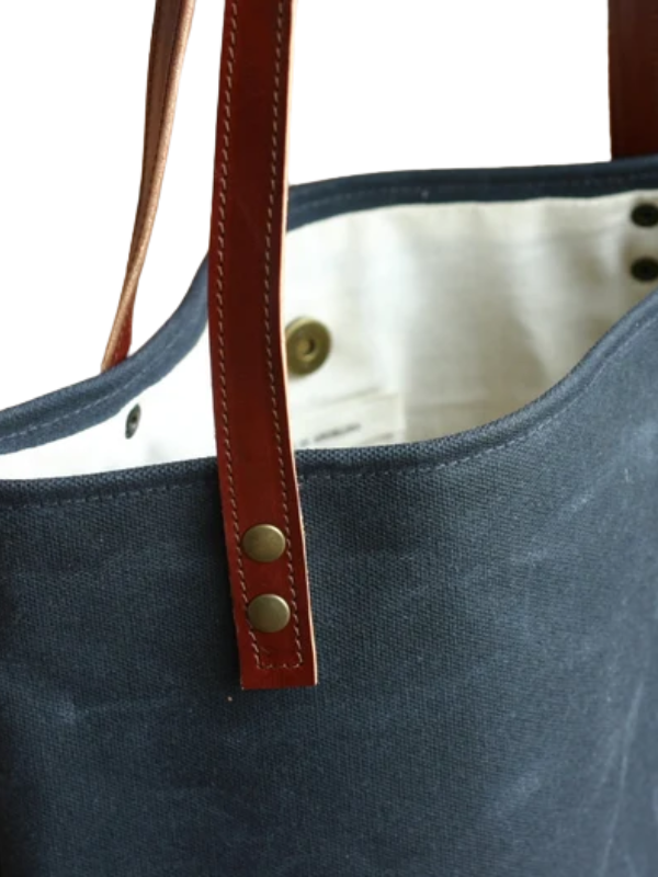 ladies Waxed Canvas Cotton Tote Bag