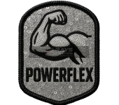 Powerflex Muscle Arm Custom Sequin Patch for Jackets